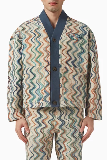 Muse Crop Cardigan in Knit