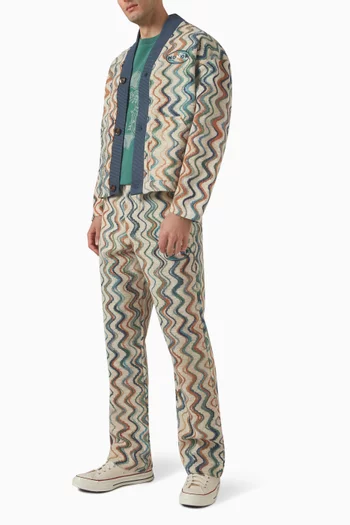 Wide Leg Pants in Knit