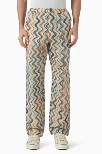 Wide Leg Pants in Knit