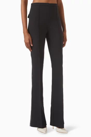 Slim-fit Pants in Stretch Crepe