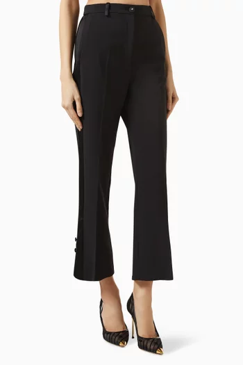 Tuxedo Pants in Crepe