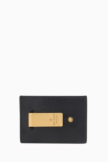 GG Marmont Money Clip in Leather