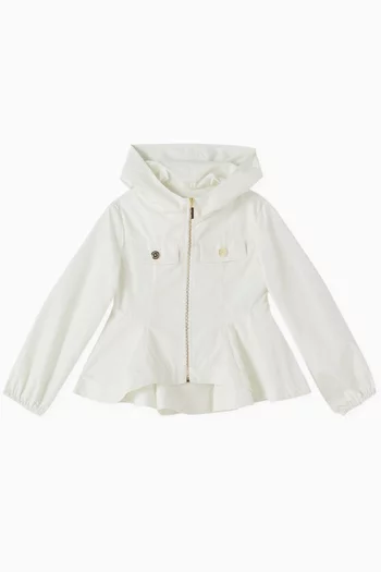 Flared Hooded Jacket
