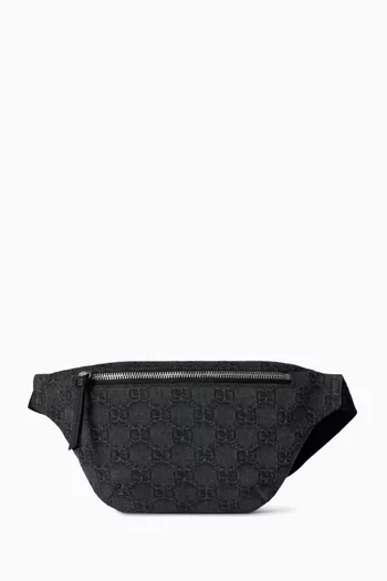 GG Belt Bag in Denim