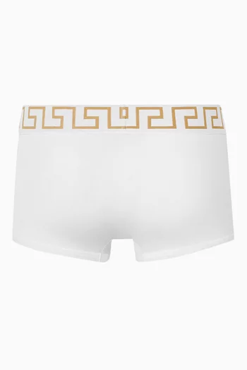 Greca Border Boxer Briefs in Organic Cotton