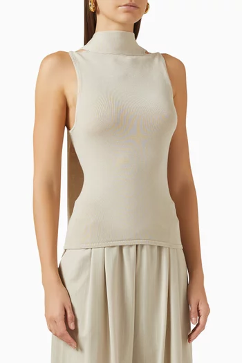 Knit Scarf Top