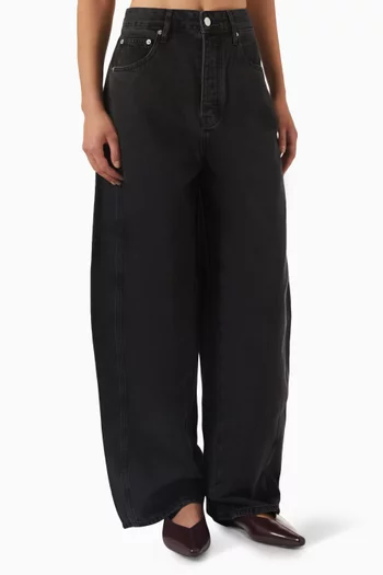 Mid-rise Balloon Jeans in Organic-cotton Denim