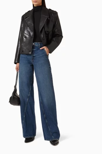 Simone Jacket in Recycled Leather