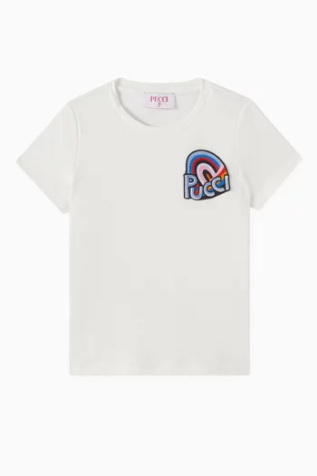 Logo T-shirt in Cotton-jersey