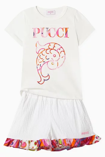 Graphic-print T-shirt in Cotton-jersey