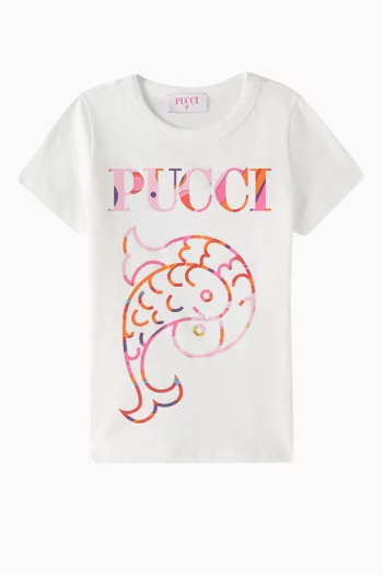 Graphic-print T-shirt in Cotton-jersey