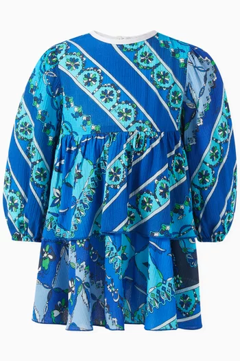 Abstract-print Dress