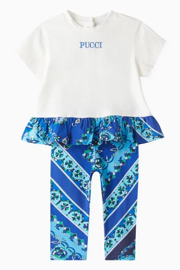 Baby Ruffle T-shirt in Cotton