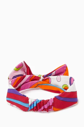 Abstract-print Headband