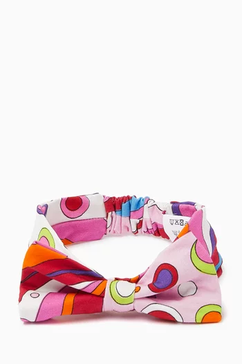 Abstract-print Headband