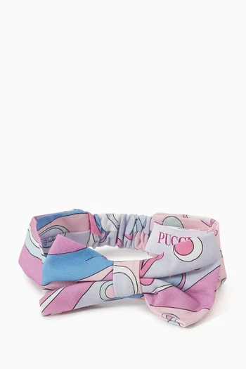 Abstract-print Headband