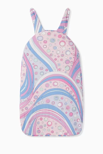 Abstract Print Sleeping Bag in Cotton
