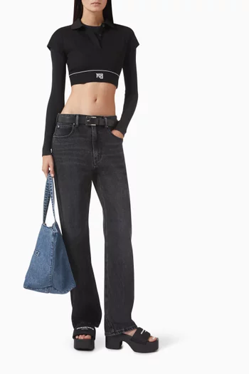 EZ Mid-rise Jeans in Denim