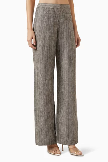 Zuri Straight-leg Pants in Linen