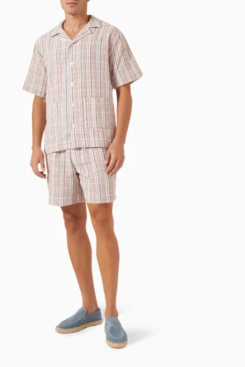 Amos Striped Shirt in Cotton