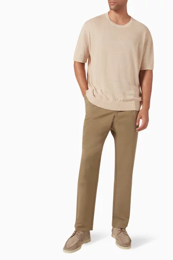 Ferrier T-Shirt in Linen-jersey