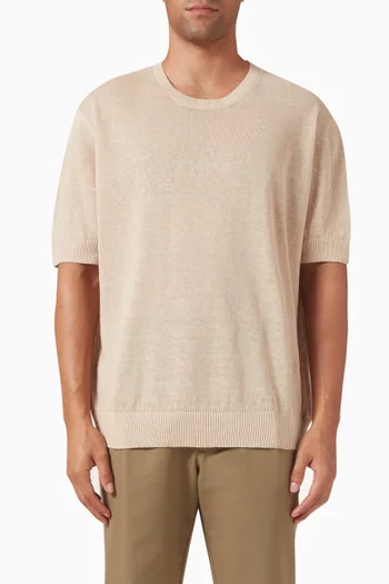 Ferrier T-Shirt in Linen-jersey