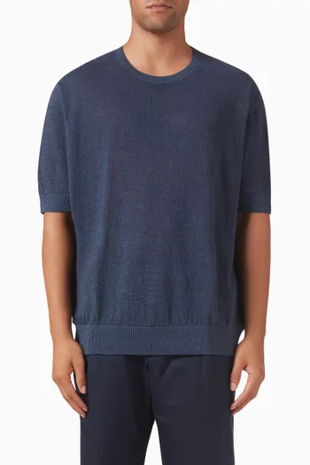 Ferrier T-Shirt in Linen-jersey