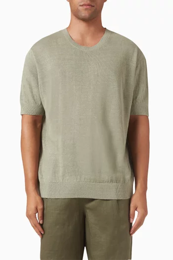 Ferrier T-Shirt in Linen-jersey