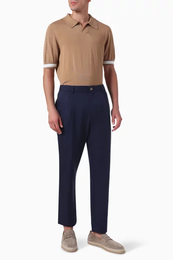 Trogon Polo Shirt in Silk-blend