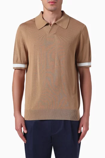 Trogon Polo Shirt in Silk-blend