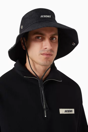 Le Bob de-Nimes Bucket Hat in Denim