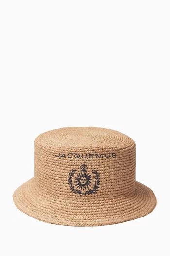 Le Bob Pesco Hat in Raffia