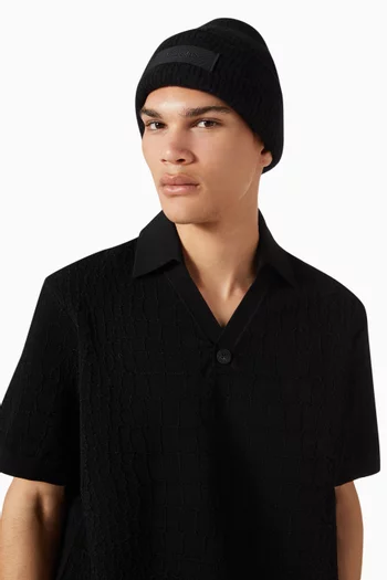 Le Bonnet Gros Grain Beanie in Wool-blend