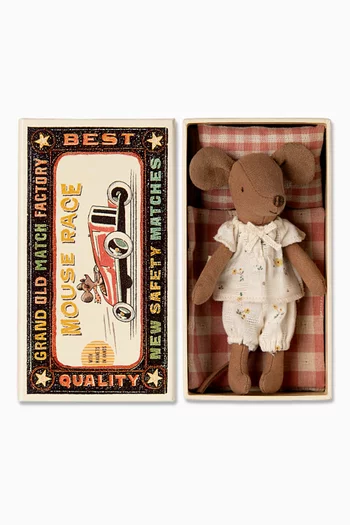Big Sister Mouse in a Matchbox Bed