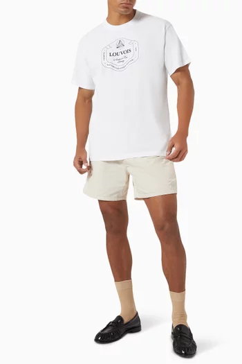 Champagne Crest T-shirt in Cotton