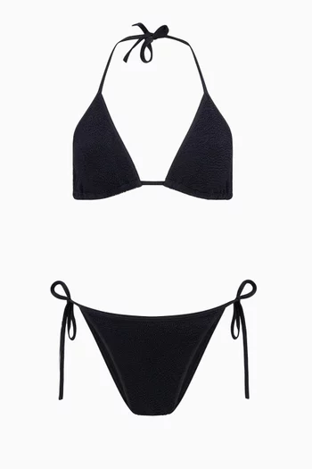 Gina Bikini Set in Crinkle Stretch Nylon