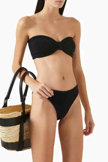 Jean Bandeau Bikini Set in  Original Crinkle™