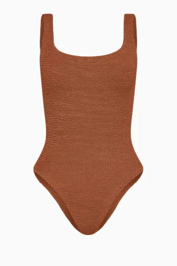 Square Neck One-Piece Swimsuit in Original Crinkle™
