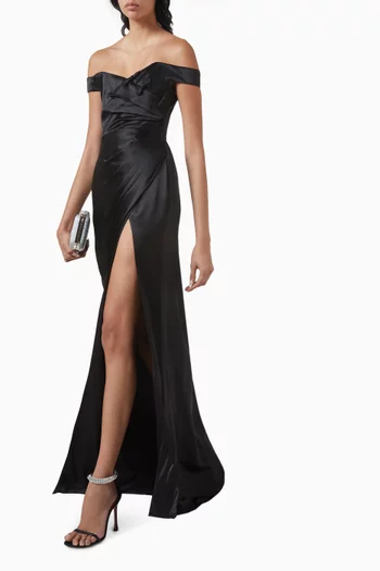 Paulina Gown in Satin