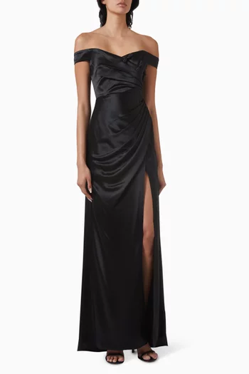 Paulina Gown in Satin