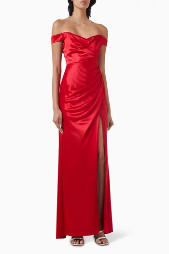 Paulina Gown in Satin