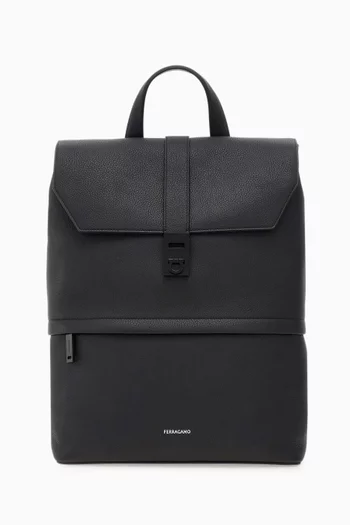Gancini Backpack in Leather