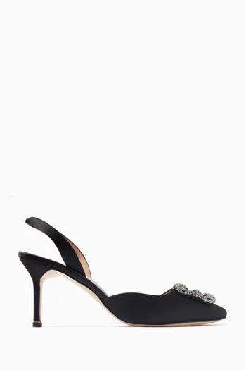 Hangisli 70 Slingback Pumps in Satin