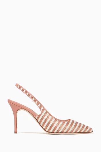 Allu Slingback 90 Pumps in Raffia