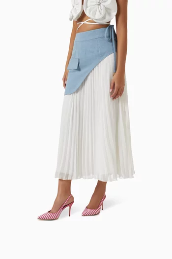 Allu Slingback 90 Pumps in Raffia