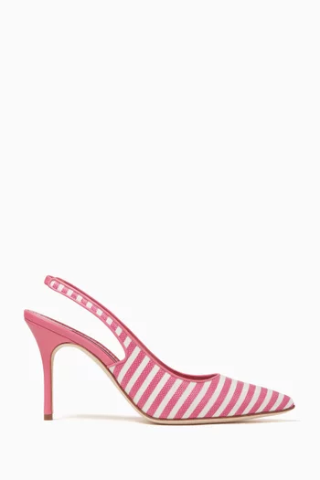 Allu Slingback 90 Pumps in Raffia