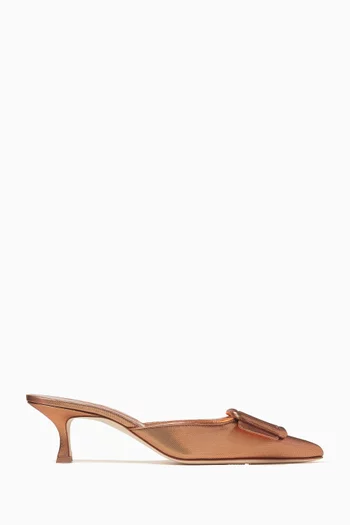 Maysale 50 Mules in Metallic Cotton