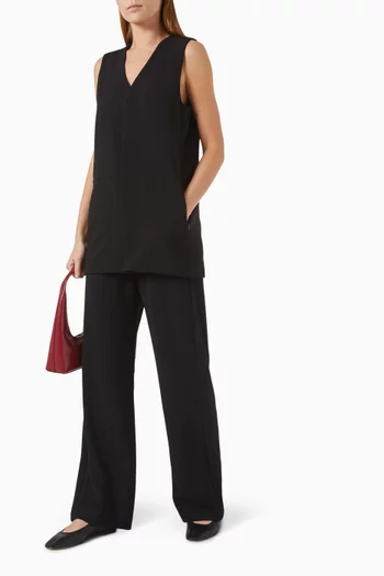 Tunic Vest in Crepe