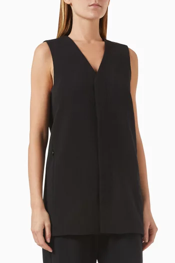 Tunic Vest in Crepe