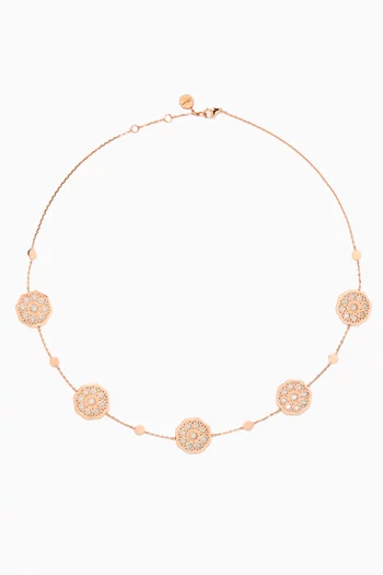 Mini Classic Turath Mother-of-Pearl Choker in 18kt Rose Gold